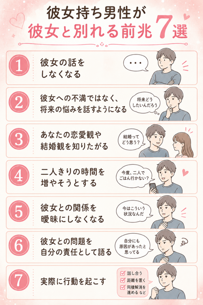 彼女と別れる前兆7選