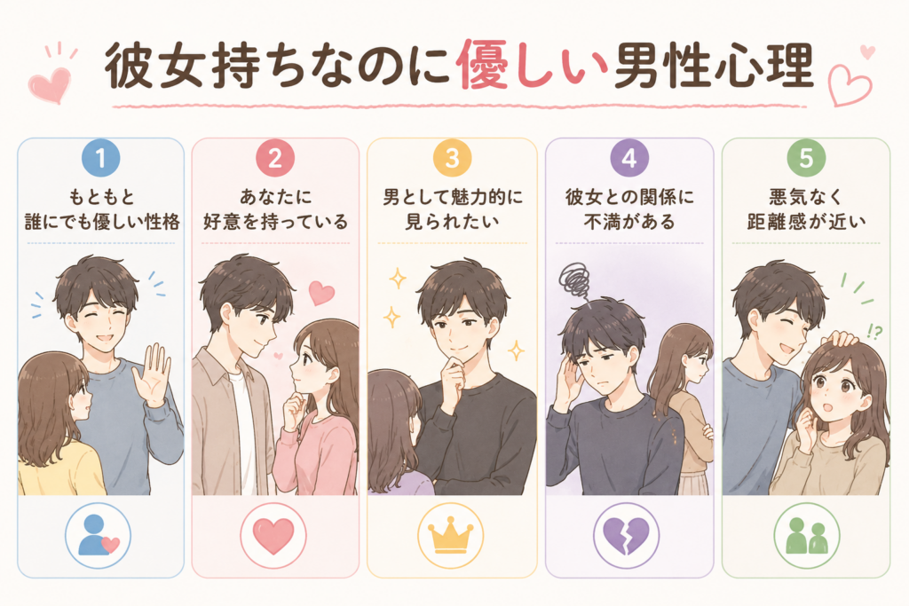 優しい男性心理