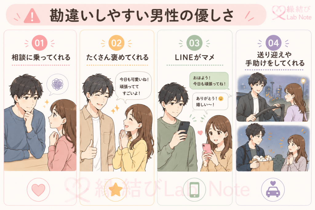 勘違いしやすい優しさ