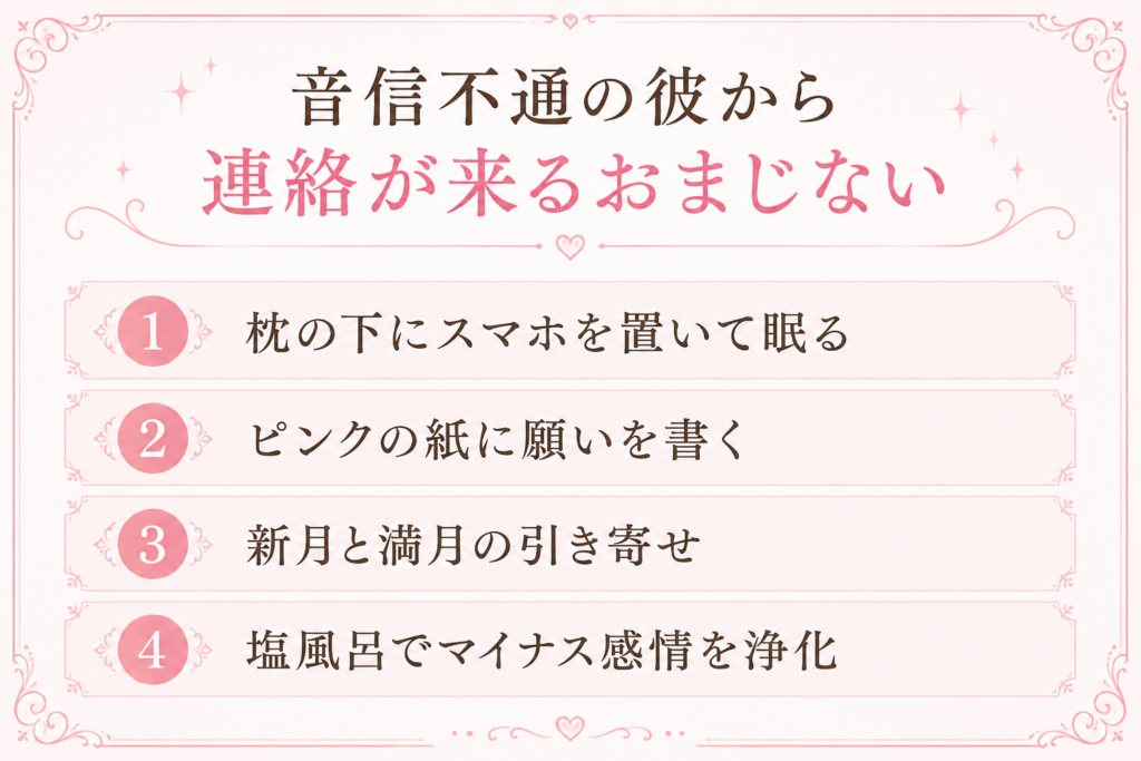 連絡が来るおまじない4選