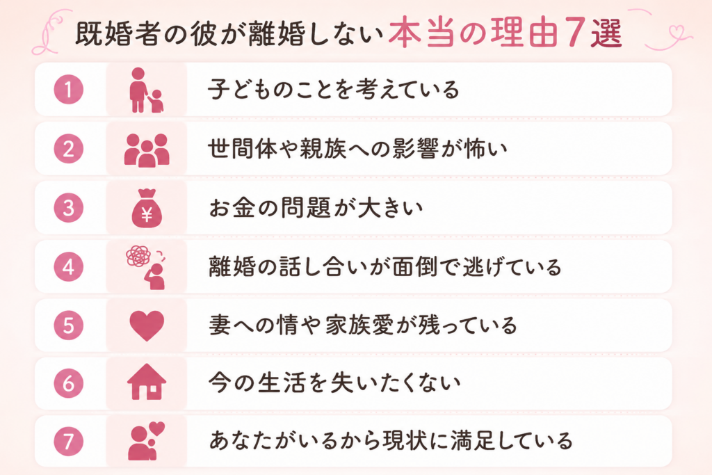 離婚しない本当の理由
